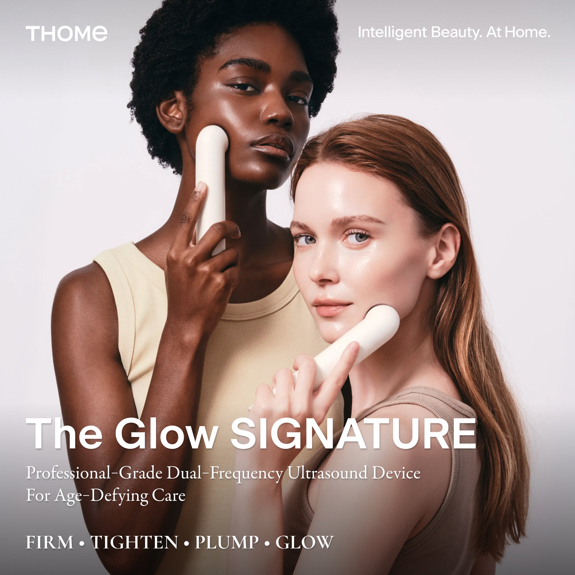 The Glow Signature Dual-Frequency Ultrasound Skincare Device