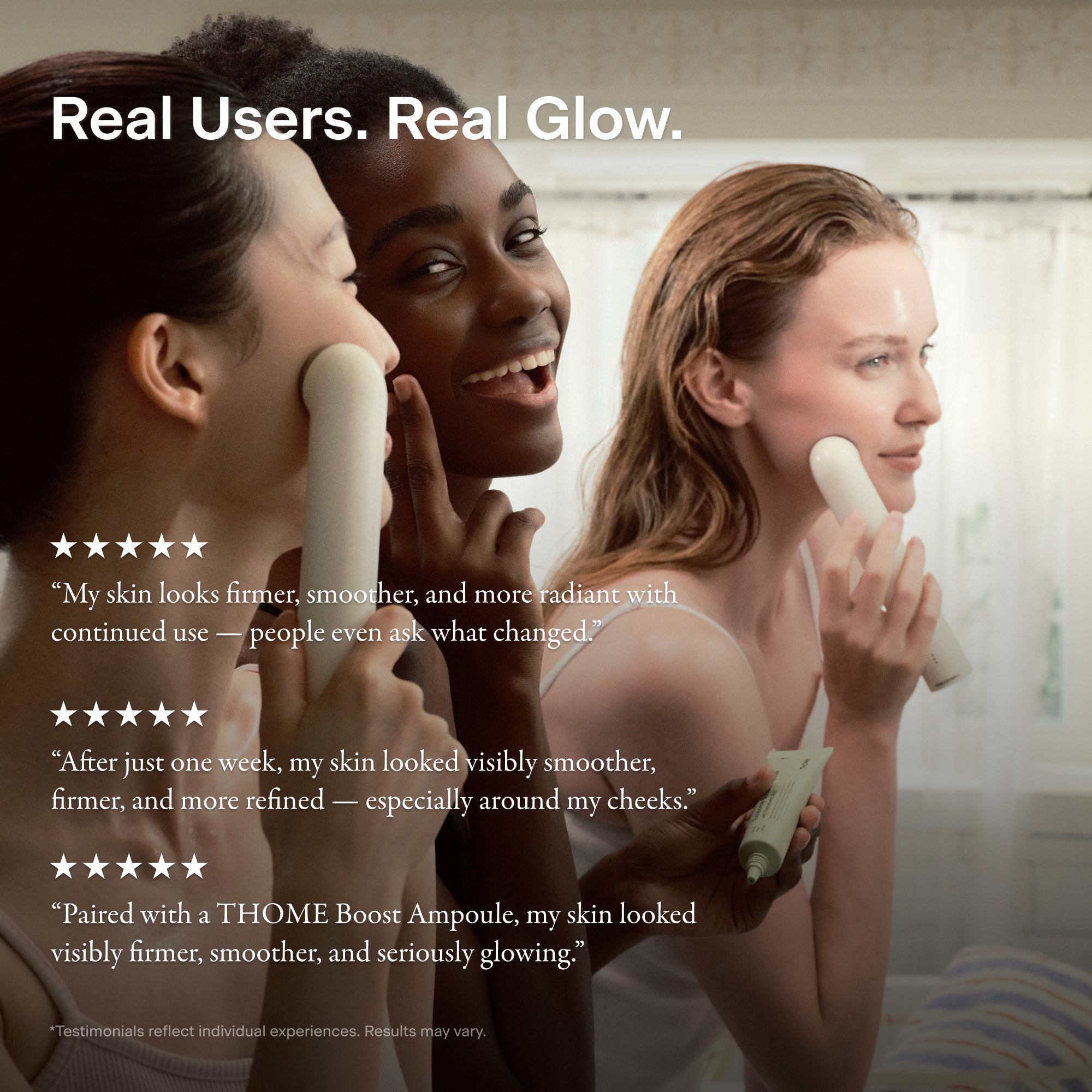 The Glow Signature Dual-Frequency Ultrasound Skincare Device