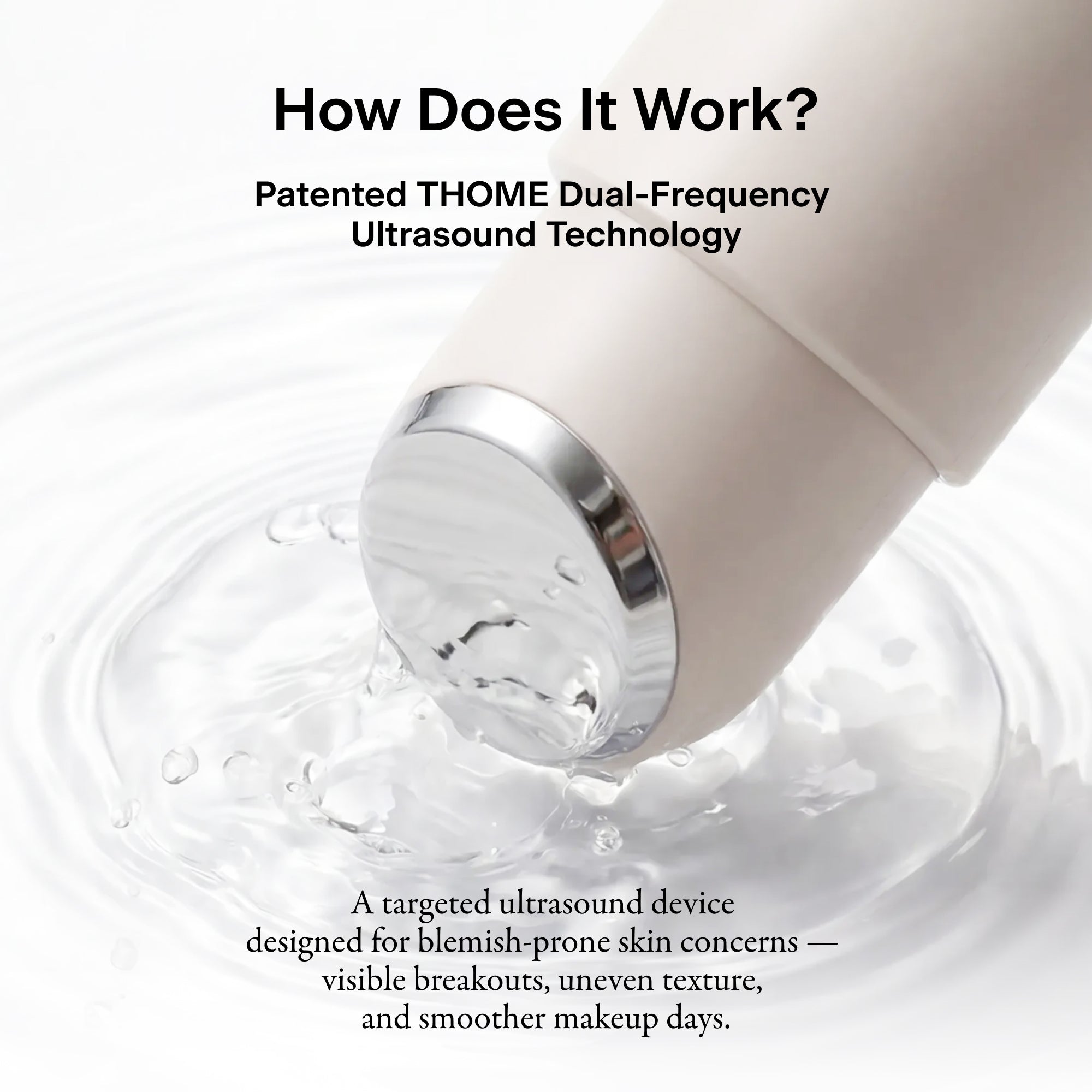 Twenty Up Ultrasound Skincare Device For Blemish-Prone Skin