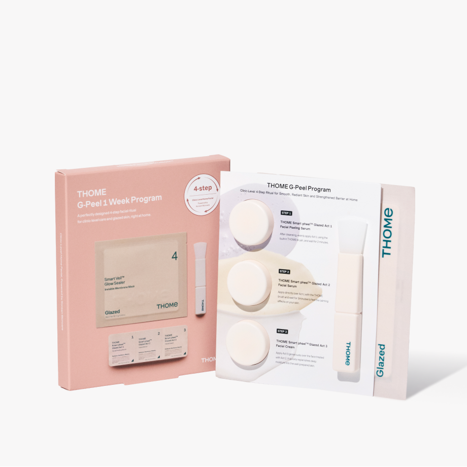 THOME G-Peel Kit | 4-Step Facial | Smooth, Plump & Radiant Skin | 1 or 4 Kits